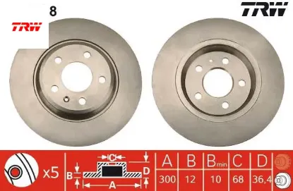 Arka fren aynası a4-a5 1.8-2.0 07 a6 1.8-2.0 11 a7 2.0-2.8 11 q5 2.0 09 trw 8k0615601b/ 08a75910 resmi