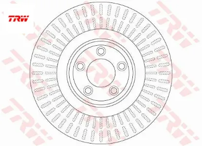 Fren dıskı on jaguar xj x351 xj x350. X358 xf ı x250 s-type ıı x200 f-type x152 trw t2r5939/ c2c25337 resmi