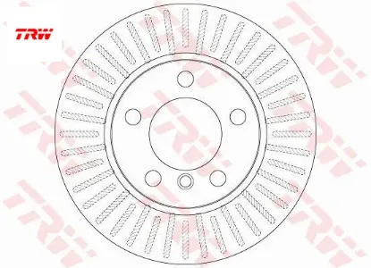 Fren dıskı on bmw e81 e87 f20 f21 f22 f23 trw 34116792215 resmi
