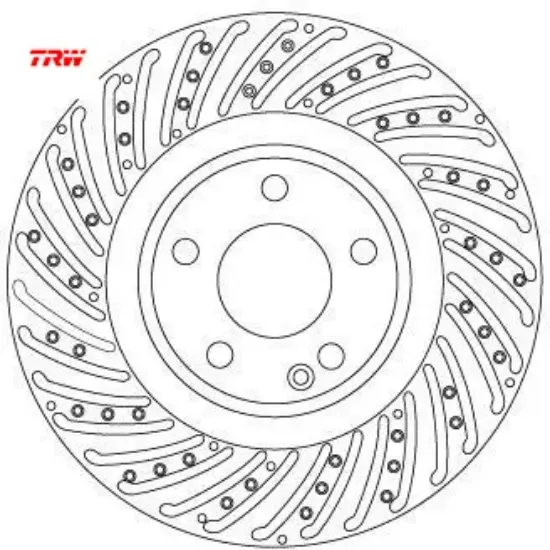 Fren dıskı on w176 w246 c117 x117 x156 trw a2464212712 resmi