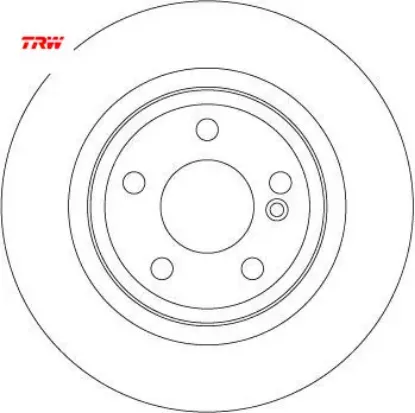 Fren dıskı arka mercedes w176 w246 c117 x156 trw a2464230112 resmi