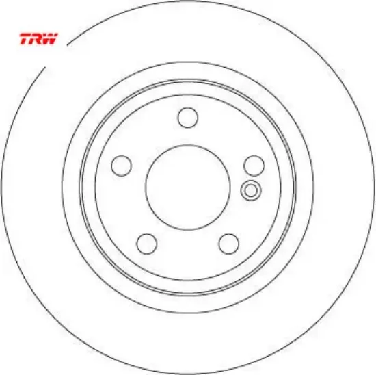 Fren dıskı arka mercedes w176 w246 c117 x156 trw a2464230112 resmi