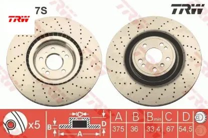 Fren dıskı on 4-matic w166 x166 c292 trw a1664211600 resmi