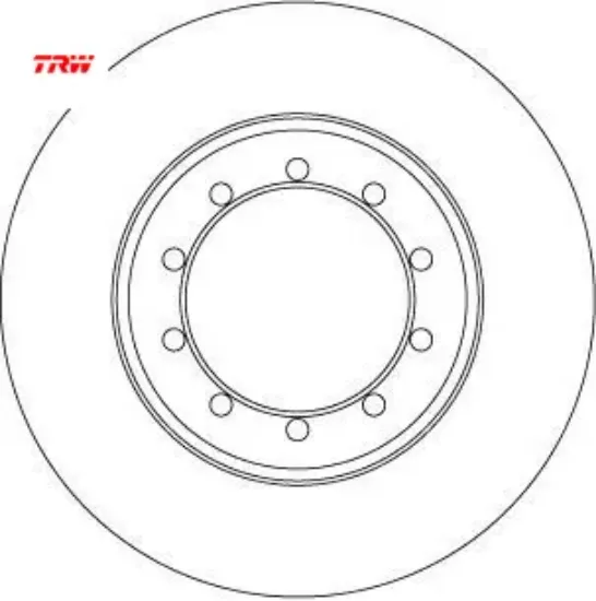 Arka fren aynası transıt v347 2.2 06 11 cıft teker trw 8c1v2a315aa/ 1488311 resmi