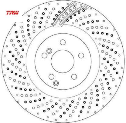 Fren dıskı on amg w204 w205 w212 w221 trw a0004212012 resmi