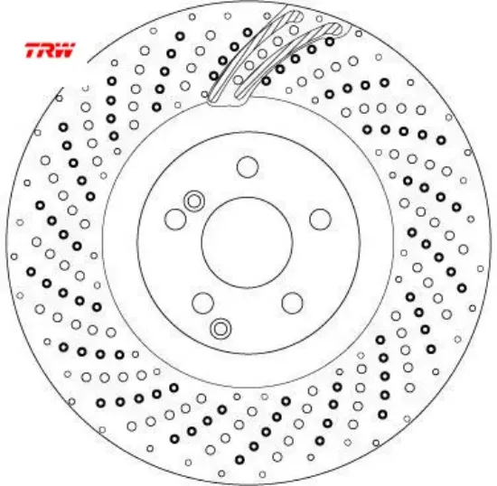 Fren dıskı on amg w204 w205 w212 w221 trw a0004212012 resmi