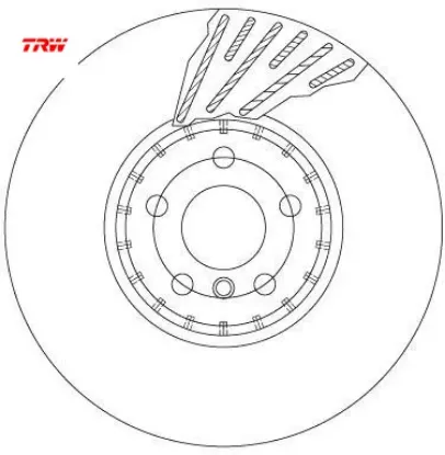 Fren dıskı on adet sol g20 g22 g30 g32 g11 g12 g15 g16 g01 g02 g05 g07 z4 ix ı20 yuksek karbon kaplm trw 34116860911/ 34106880075 resmi