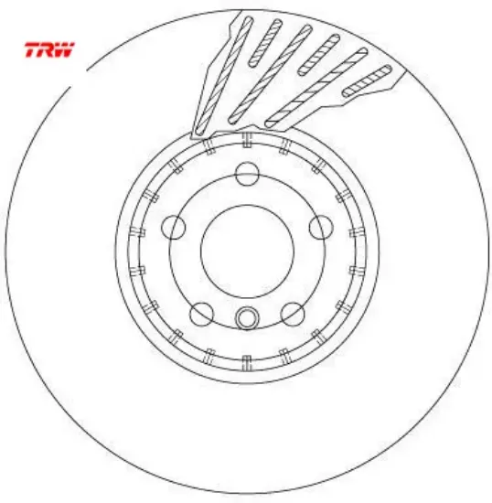 Fren dıskı on adet sol g20 g22 g30 g32 g11 g12 g15 g16 g01 g02 g05 g07 z4 ix ı20 yuksek karbon kaplm trw 34116860911/ 34106880075 resmi