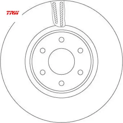 Fren dıskı on mercedes x-class w470 17 trw a4704210200 resmi
