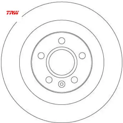 Arka fren diski volvo xc40 536 2017 2021 cap 302x 5 bıjon 16 inç trw 31471477/ 32300123 resmi