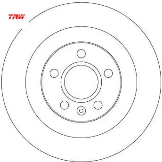 Arka fren diski volvo xc40 536 2017 2021 cap 302x 5 bıjon 16 inç trw 31471477/ 32300123 resmi