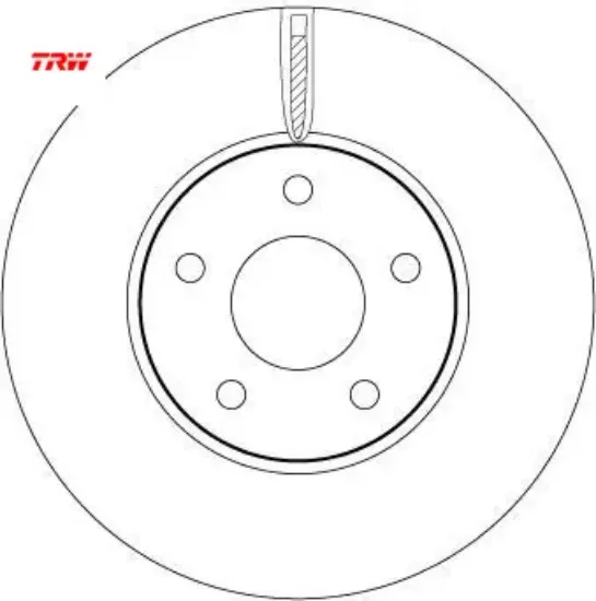 On fren dısk ayna focus ıv 17 trw jx611125aeb/ 2305503/ jx611125aea resmi