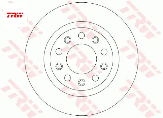 Arka fren aynası gıulıetta 10 1.4tb-1.6jtdm 264x5dxdolu trw 51806283/ 51815313/ 51912593 resmi