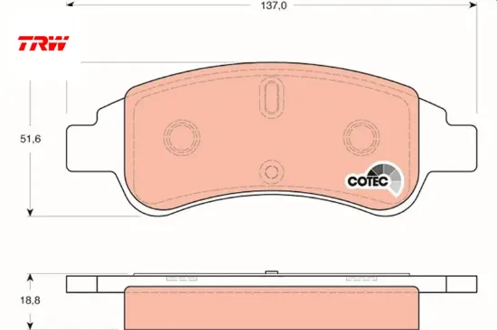 Ön fren balatası corsa f 19> crossland 17> c2 03> c3 09> aırcross 17> c4 04> c-elysee 12> xsara 96> trw 1647863780/ 4253.38/ 4252.59/ 4254.23 resmi