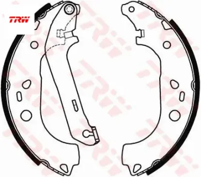 Arka pabuç balata transit tourneo connect 1.8 1.8di 1.8tdci 02-12.2013 228x57 trw 4387344/ 5039061/ 2t142200ac resmi