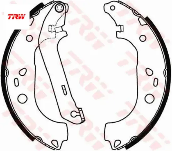 Arka pabuç balata transit tourneo connect 1.8 1.8di 1.8tdci 02-12.2013 228x57 trw 4387344/ 5039061/ 2t142200ac resmi