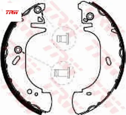 Arka pabuç balata trasnsıt t15 2.0 2.5d 2.5di 91-94 trasnsıt t15 2.5dı 2.5tdı 94-00 280x63 trw 92vb2200ba/ 6733350/ 5027771 resmi