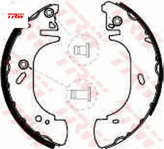 Arka pabuç balata trasnsıt t15 2.0 2.5d 2.5di 91-94 trasnsıt t15 2.5dı 2.5tdı 94-00 280x63 trw 92vb2200ba/ 6733350/ 5027771 resmi