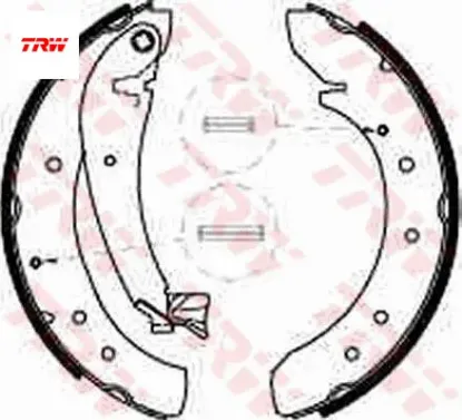 Arka pabuç balata boxer 94-02 ducato jumper 94-02 scudo 07 > jumpy 1.6hdi 07 > 1800kg 254x57 trw 4241.H5/ 4241n4/ 77362428/ 4241h5 resmi