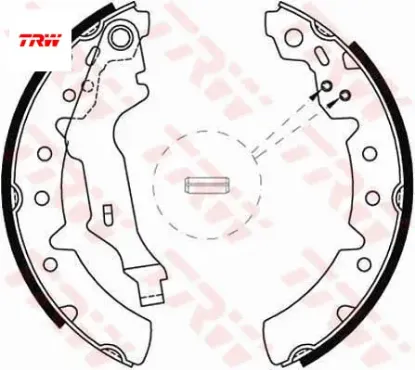 Arka pabuç balata corolla e11 1.4 1.6 1.9d- 97-00 carına e-corona 99-02 gs8438 200x37 trw 449505010 resmi