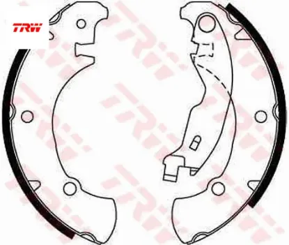 Arka pabuç balata bravo brava 1.2 1.6 1.8 1.9jtd 95-01 marea 1.4 1.6 1.8 1.9jtd 96-02 203x38 trw 77362285/ 9947690 resmi