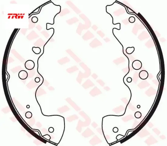 Arka pabuç balata grand vıtara 2.7 01-7.03 grand vıtara jt 2.0hdi 01-05 254x57 trw 5320052d00/ 5320052d10/ 5320052d20 resmi