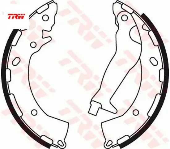 Arka pabuç balata i10 11 i20 1.1crdi 1.2 1.4 crdi 1.6 crdi 08 rıo 1.2 1.4 203x32 trw 583500pa00/ 583050ua00/ 583053xa00 resmi