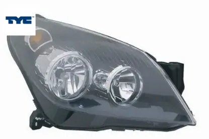 Sağ far astra h 03/04> tanım gw / elektrikli h7 h1 siyah tyc 93178636/ 1216562/ 93190387 resmi
