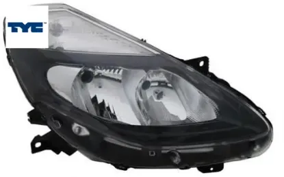 Far sağ elektrikli renault clıo ııı 04 h7 h7 sıyah tyc 260103856r/ 7701072013 resmi