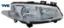 Far sinyal sağ megane ıı 02 elektrikli h7 h1 tyc 260108053r/ 7701064017 resmi
