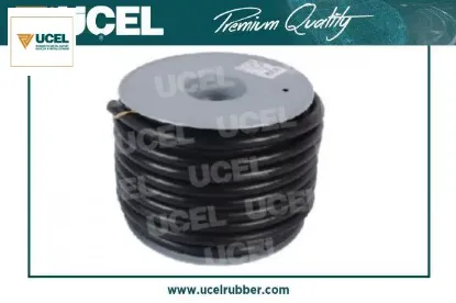 8.0mm x 14.0mm içten örgülü yakıt hortumu unıversal e tipi üçel kauçuk  resmi