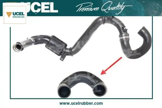 Turbo hortumu plastik boru hariç  prımastar 2.0 dcı üçel kauçuk 144602126r/ 4421903/ 8200808665 resmi