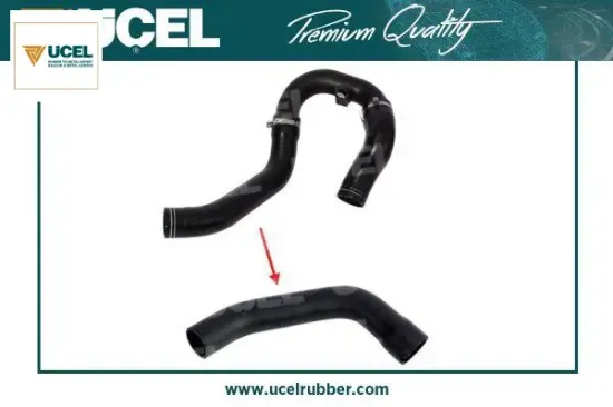 Turbo hortumu büyük plastik parça hariç doblo combı van 263 1.3 mjt üçel kauçuk 51810956 resmi
