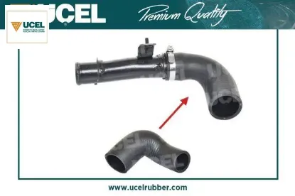 Isı değiştirme hortumu metal parça hariç nemo 1.4 hdı üçel kauçuk 51780785/ 0382.Re resmi