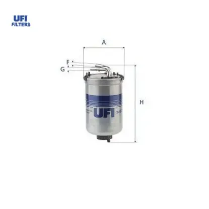 Yakıt filtresi polo 5 1.2-1.4tdı rapıd fabıa 1.2-1.6tdı ıbıza 4 1.2-1.6tdı ufı 6rf127400a resmi