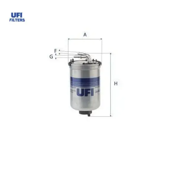 Yakıt filtresi polo 5 1.2-1.4tdı rapıd fabıa 1.2-1.6tdı ıbıza 4 1.2-1.6tdı ufı 6rf127400a resmi