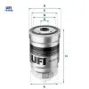 Yakıt filtresi astra-corsa-vectra-traffıc-boxer-palıo-ducato1.7-1.9-2.4-2.5d-accent-era-getz 1.5crdi ufı 1902138/ 1930010/ l319222b900/ 813041 resmi