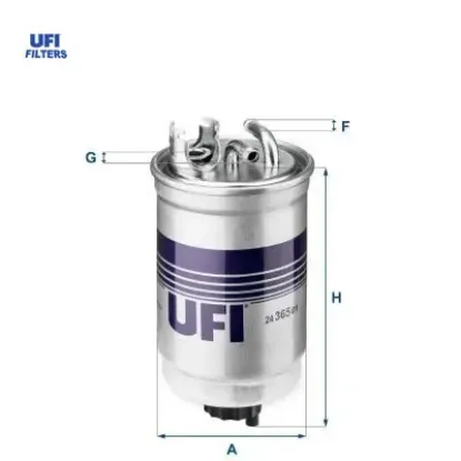 Yakıt filtresi caddy-golf-jetta-passat-polo-transporter lt35-vento-cordoba-ıbıza-toledo oe ufı 1h0127401c/ 1h0127401g/ 191127401a resmi