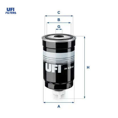 Yakıt filtresi uzun tip hyundaı accent admıre. Era. Getz. Matrıx 1.5l d3ea d4fa crdi 02-10 / h-1. St ufı 3192226910/ 319223e200 resmi