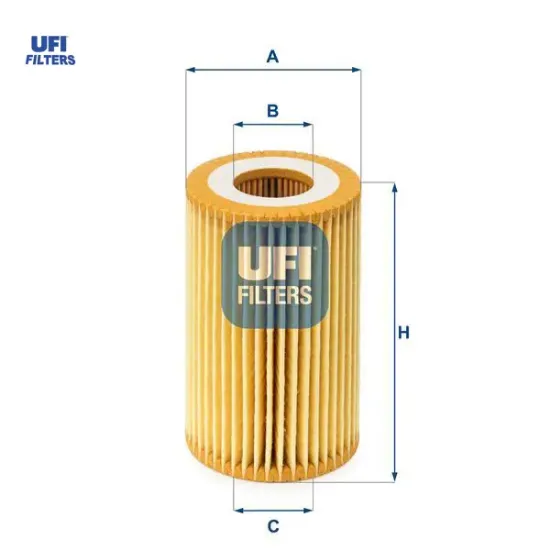 Yağ filtresi clıo 1.2 98-03 - kng 1.2 97- -exp 1.2 97- - twng 1.2 96- ufı 8200025862/ 8200042833/ 7700126705 resmi