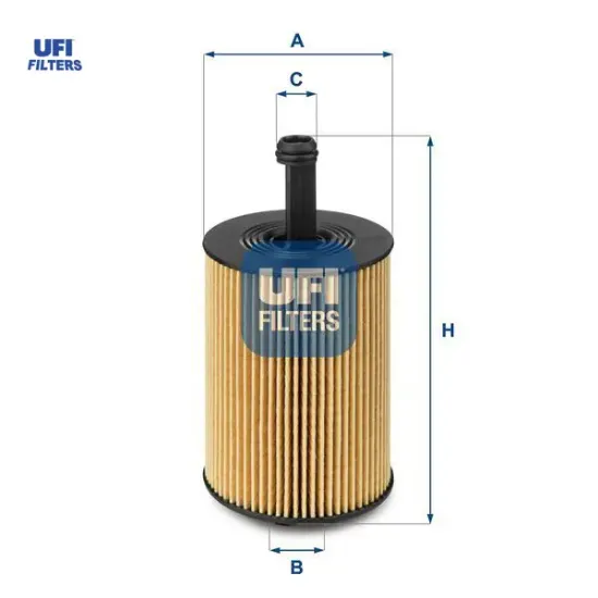 Yağ filtresi t5-t4-passat-polo-bora-golf-jetta-touran-tıguan-cordoba-leon-ıbıza-toledo-caddy ufı 045115466/ 071115562c/ 1118184 resmi