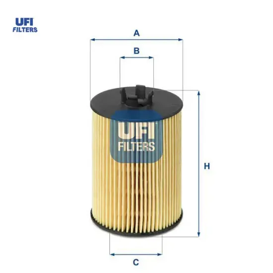 Yag fıltresı m266 w168 w414 ufı a2661800009 resmi