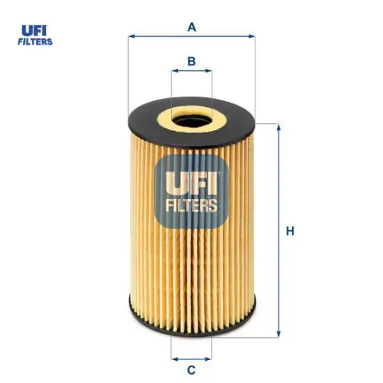 Yağ filtresi caddy ııı-golf vı-jetta ııı-ıv-passat-polo-tıguan-touran-t5-octavıa-leon-ıbıza-a1-a3-a4 ufı 03l115466/ 03l115562 resmi