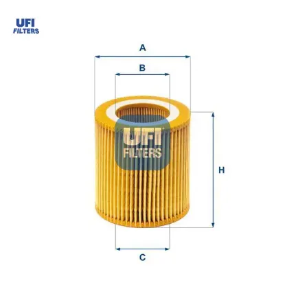 Yag fıltresı bmw n20 f10 f20 f30 f22 f32 f34 f36 e84 e89 ufı 11427953125 resmi