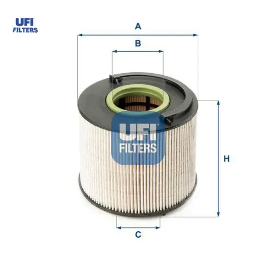 Yakıt filtresi touareg 3.0 tdi-3.0 v6 tdı- q7 3.0-4.2 tdı 06-10 -cayenne 3.0tdi ufı 7l6127177b/ 7l6127177c/ 7l6127434b resmi