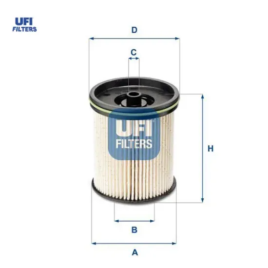 Yakit filtresi astra k 1.6 cdti 15 > b16dte-b16dth-b16dtı ufı 13539108/ 23304096/ 23456595 resmi