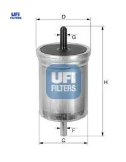 Yakıt filtresi mgn ı 1.4.1.6.İ.1.6.E-twng-santafe wk6012 wk6013 ufı 7700820375 resmi