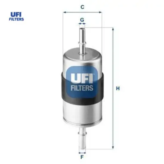 Yakıt fyltresy polestar-polestar 1 s60 ııı 20> s90 ıı 20> v60 ıı 20> v90 20> xc60 ıı 20> xc90 ıı 20> ufı 31355911/ 32242191 resmi