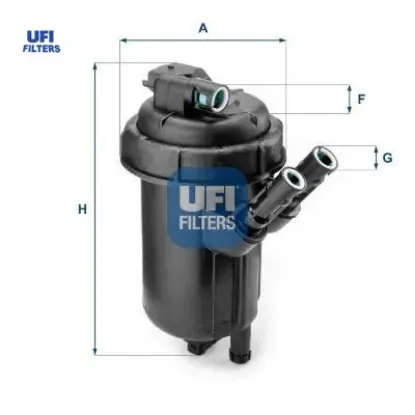 Yakıt filtresi corsa c-combo-merıva 1.3 cdtı 16v oe ufı 813035 resmi