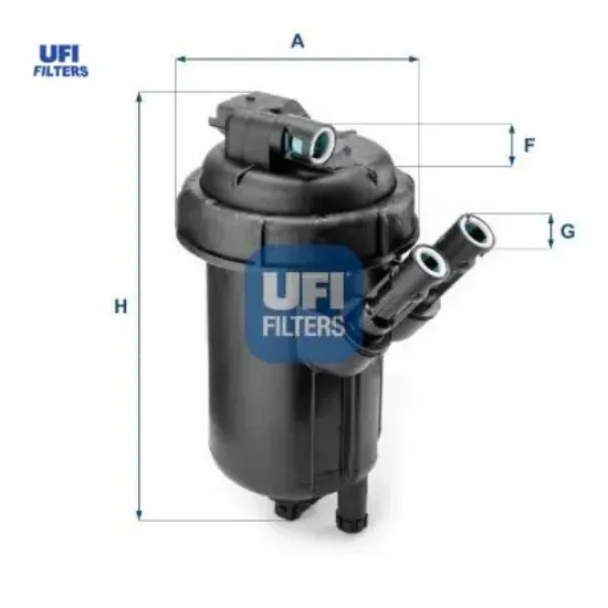 Yakıt filtresi corsa c-combo-merıva 1.3 cdtı 16v oe ufı 813035 resmi